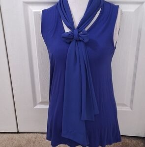 NEW Vince Camuto Royal Blue V-Neck Sleeveless Tunic   Size S